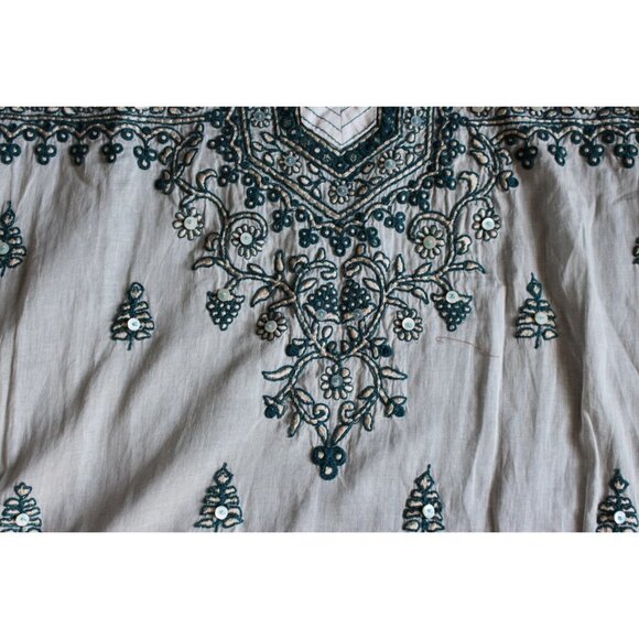 Ritu Kumar - Beautiful Embroidered Kurta Kaftan - Double Layer, Embellished - S - Picture 11 of 11